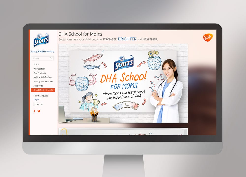 DHA School for Moms desktop version