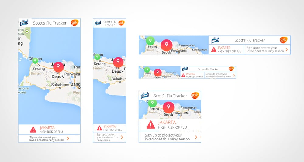 Scott's Flu Tracker programmatic location based ads