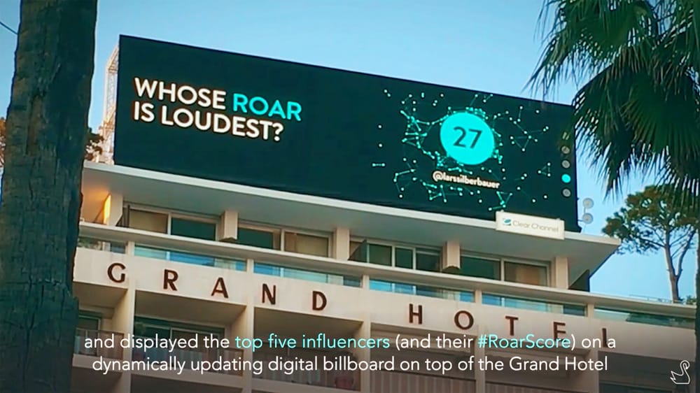 Billboard at Cannes Festival